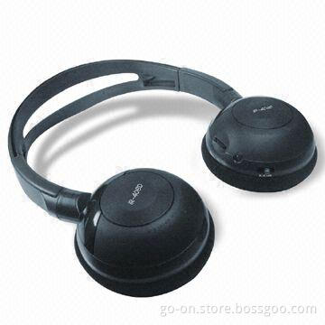 Swivel Style Infrared Wireless Headphone with Dual Channels